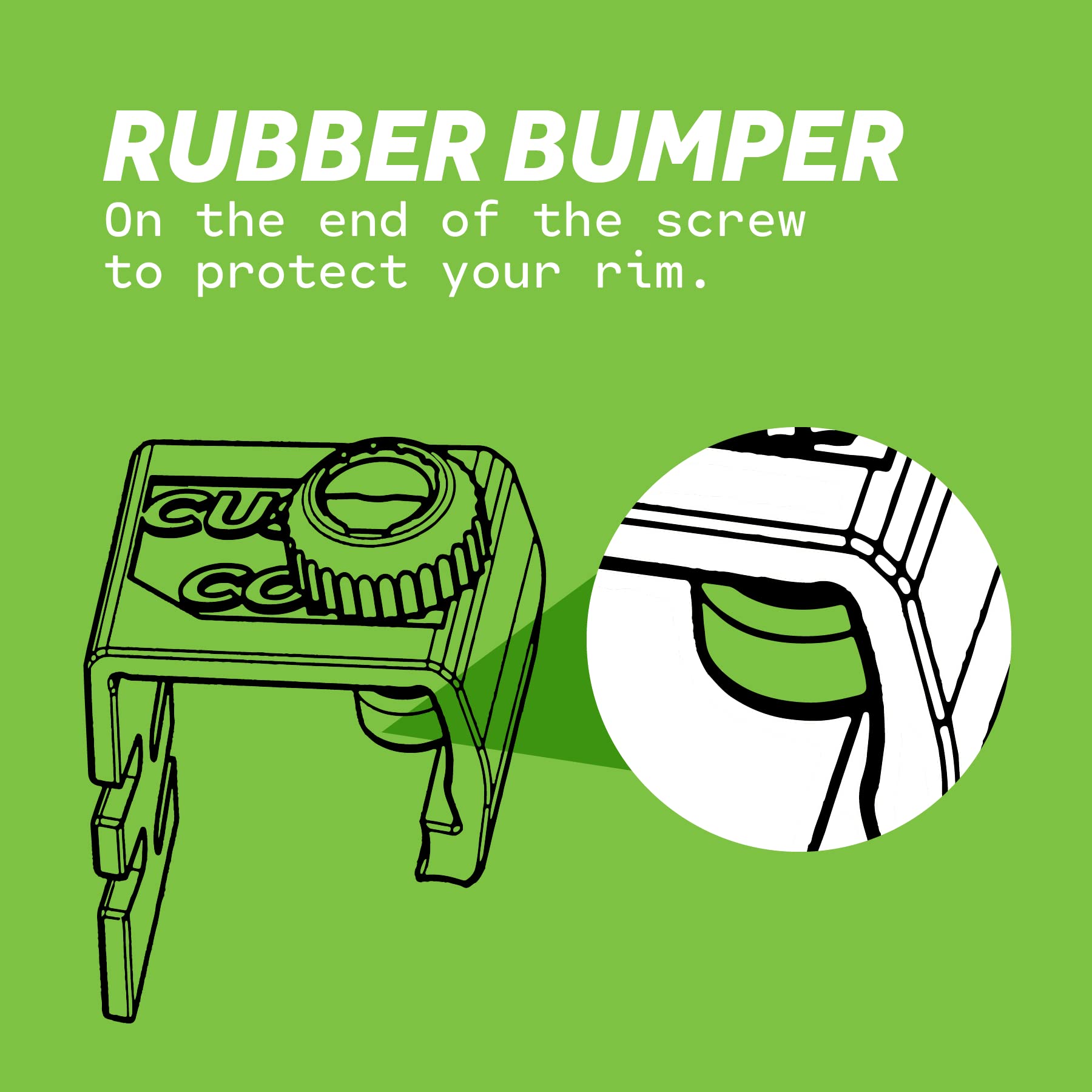 CushCore Bead Bro compatible with any rim width and size.
