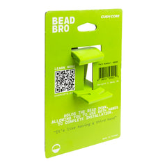 CushCore Bead Bro rubber bumper protects rims during mounting.