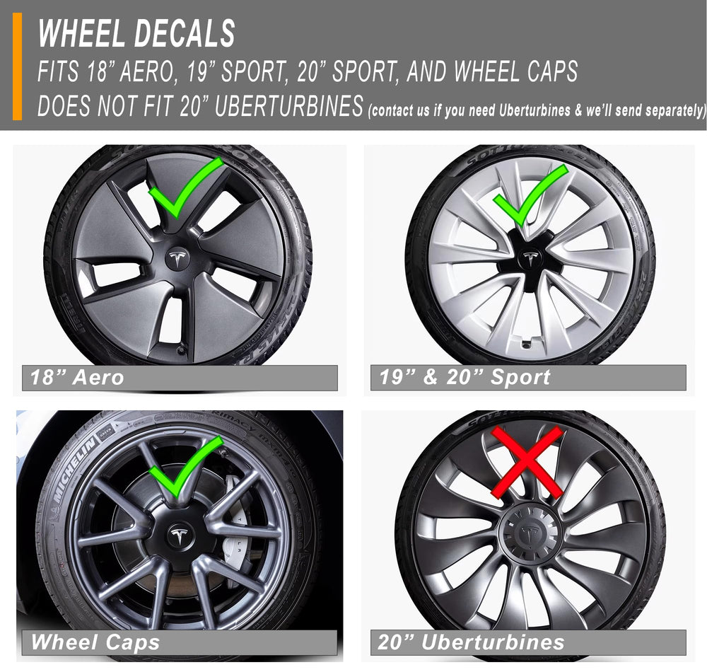 Custom Cut Graphics wheel overlay for 18-inch Aero delivers a bold gloss accent with precise fit