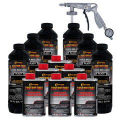 Custom Coat Black 1.5 Gal Kit shown for durable truck bed protection