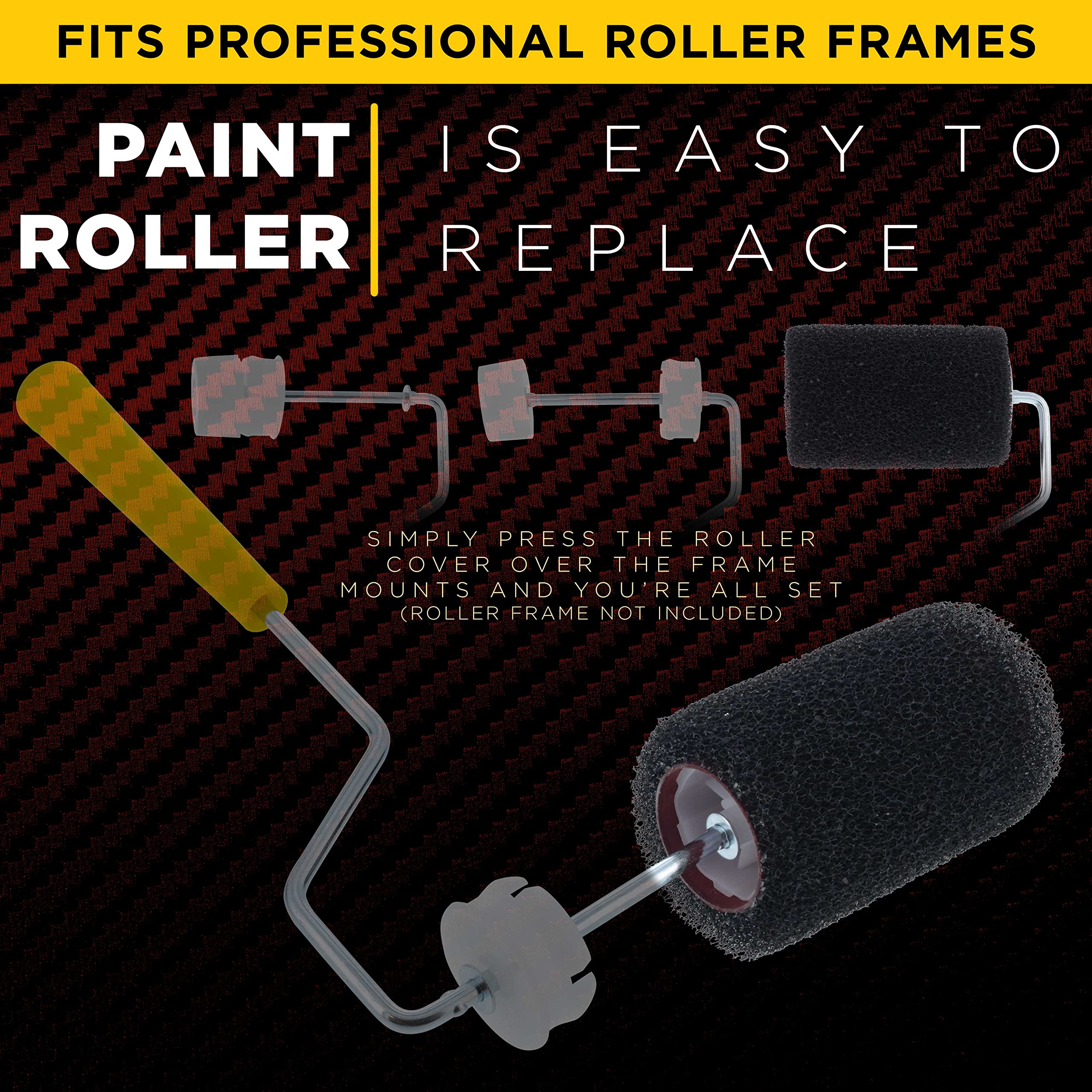 Custom Shop pack of 3 roller covers enables multi-surface DIY projects