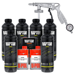 Custom Shop Raptor spray gun with regulator for precise bedliner application
