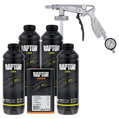Custom Shop U-Pol Raptor hardener shown for consistent cure and durability.