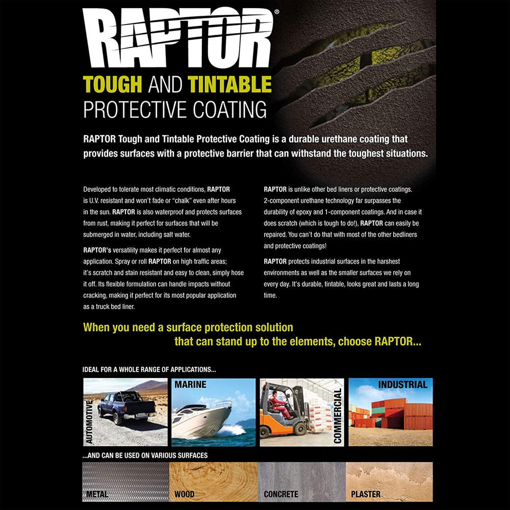 Custom Shop Raptor waterproof flexible coating that dampens sound