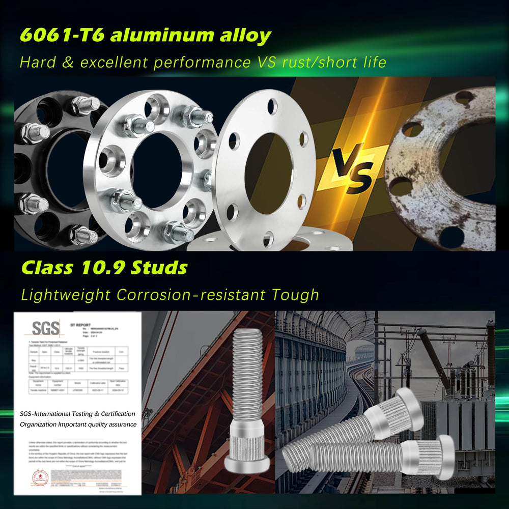 Customadeonly spacers image demonstrates 50mm per side width for offset correction