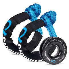 Cvoahax soft shackle kit with 56k lb strength for reliable off-road setup