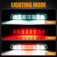 Cxdar high mount brake light with chrome finish.