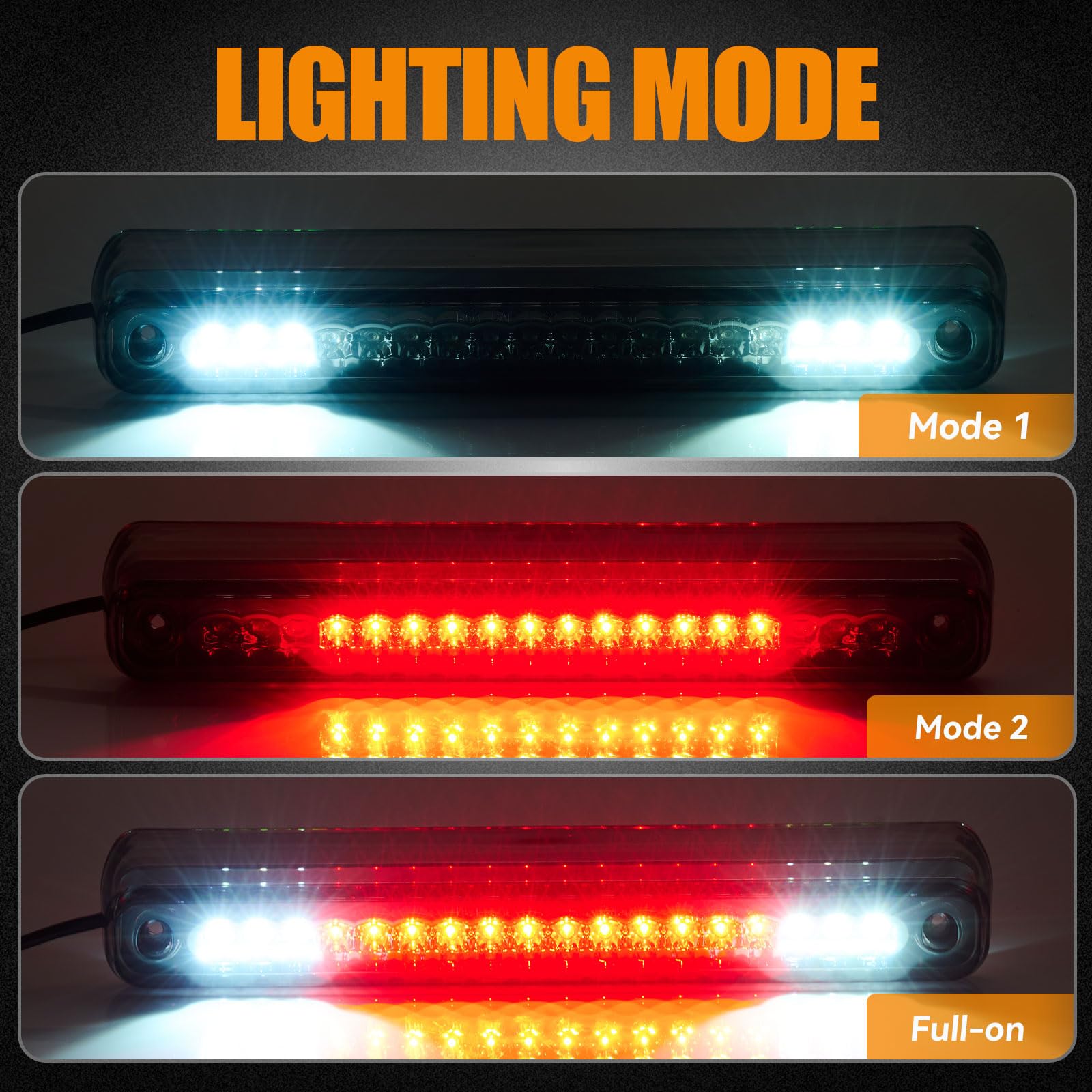 Cxdar high-mount rear brake light LED, improves visibility at a glance