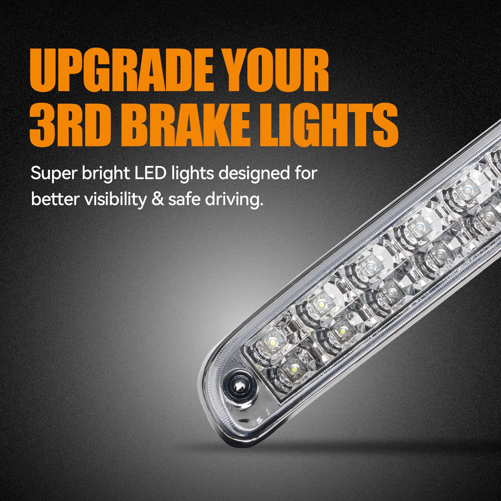 Cxdar IP65 waterproof brake light cover protects against elements.