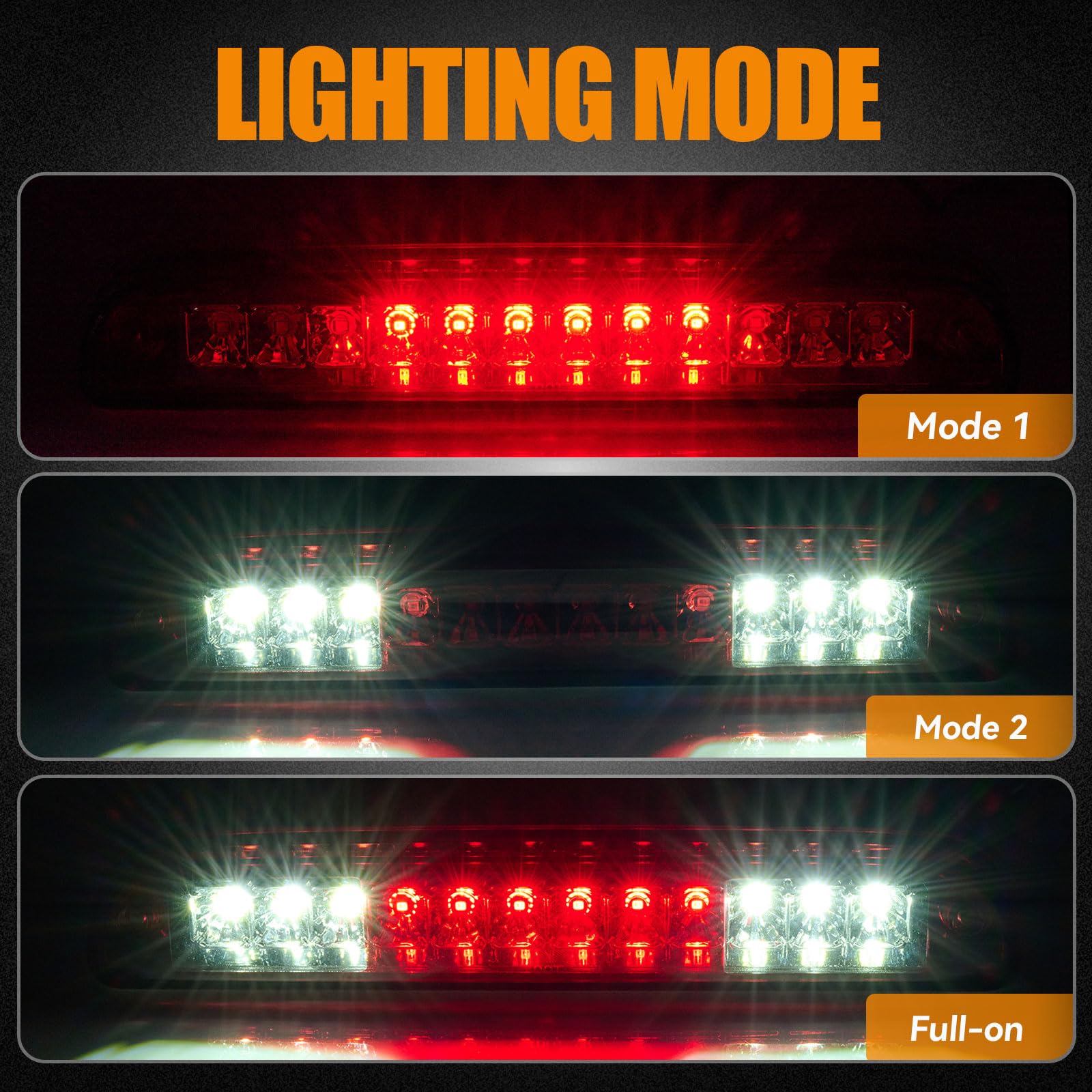 Cxdar IP65 waterproof brake light LED ensures reliable rear lighting.