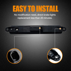 Cxdar IP65 Waterproof Brake Light for QX56 withstands rain and dust.