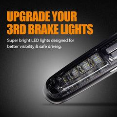 Cxdar LED high mount stop light on vehicle enhances visibility at night
