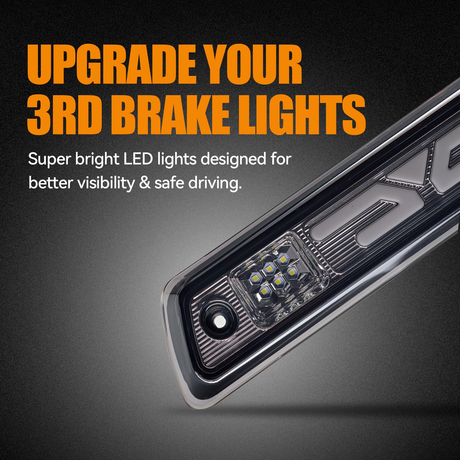 Cxdar LED stop light for Ford F-150 2010-2014 enhances brake indication