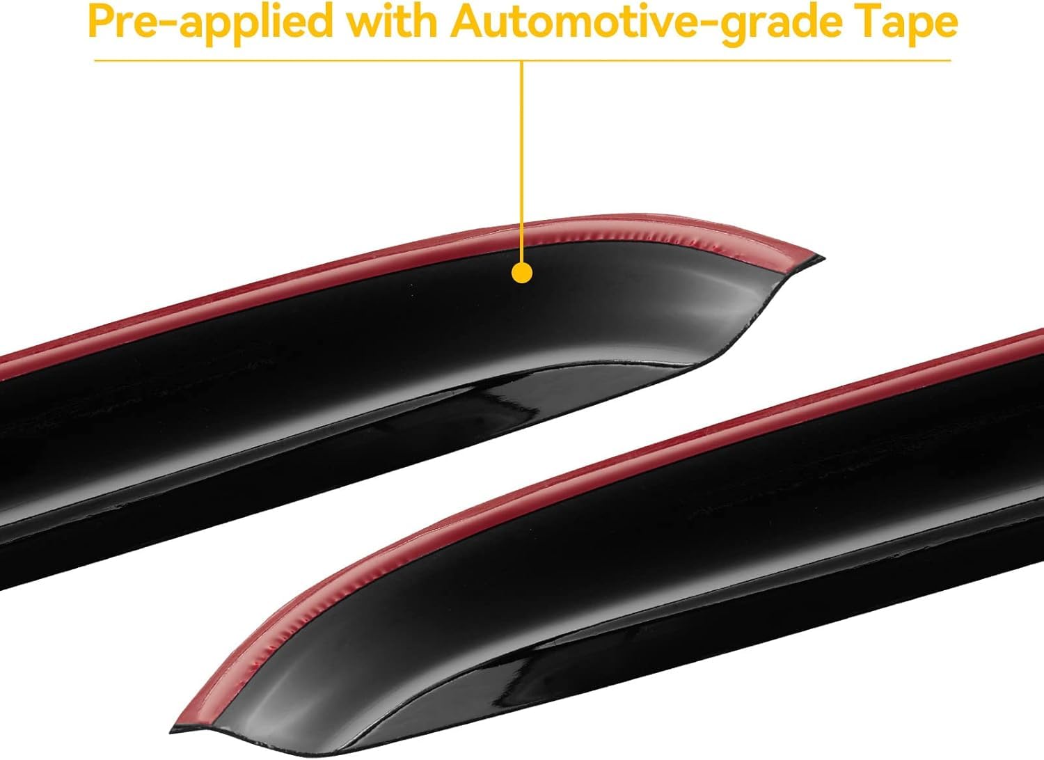 Cxdar out-channel vent visor for Sierra 2500HD/3500HD provides rain deflection and airflow.