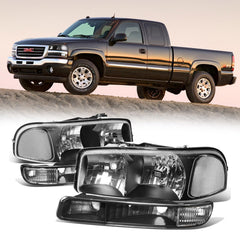 Cxdar Sierra headlight assembly front view enhances nighttime visibility and fit.