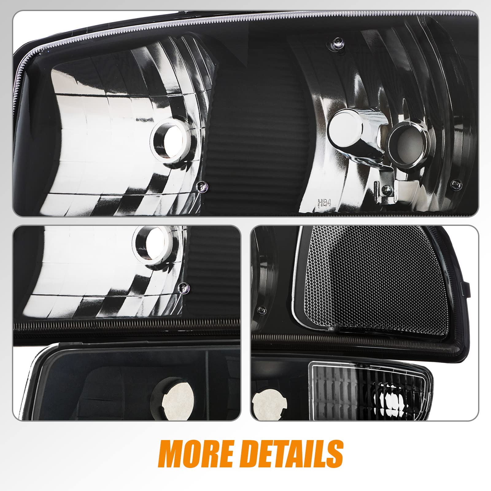 Cxdar Sierra headlight plug-and-play direct replacement for easy installation.