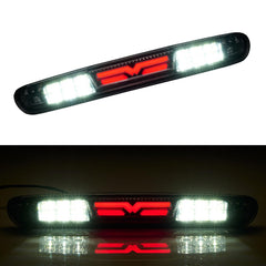 Cxdar third brake light closeup assembly shows precise fit and bright LEDs