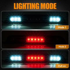 Cxdar third brake light for F-150, side installation, upgrade with plug-and-play ease
