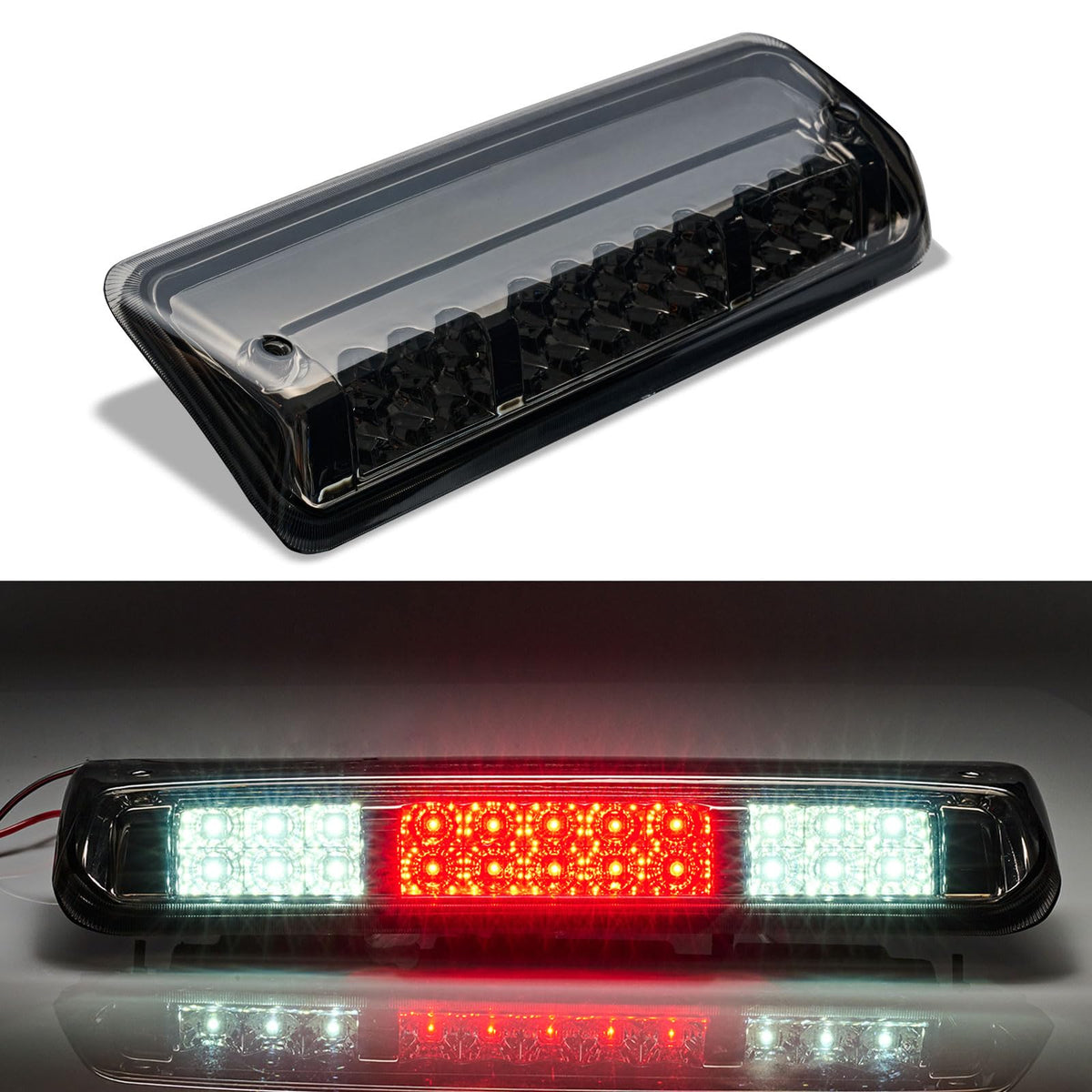Cxdar third brake light LED for F-150 with bright red LEDs for clear braking visibility