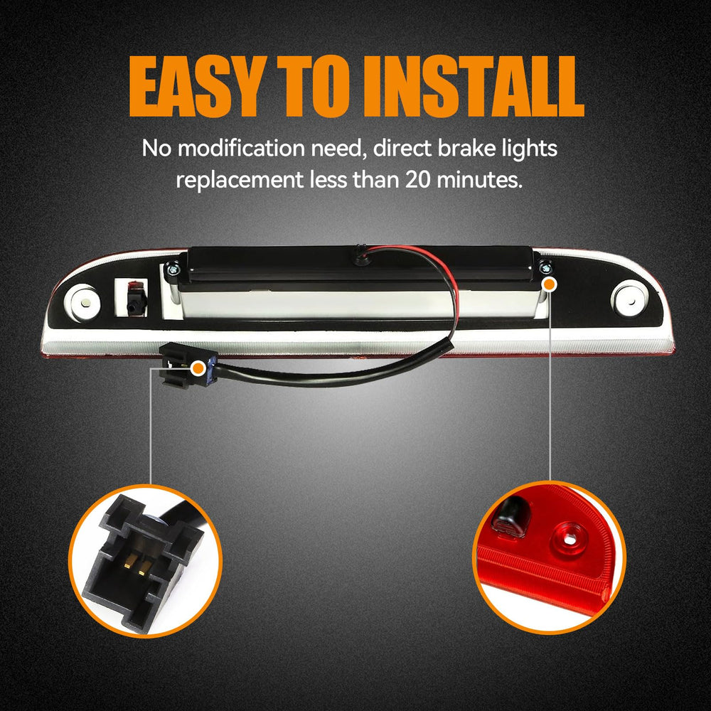 Cxdar third brake light LED for Mercury Mountaineer with durable ABS housing