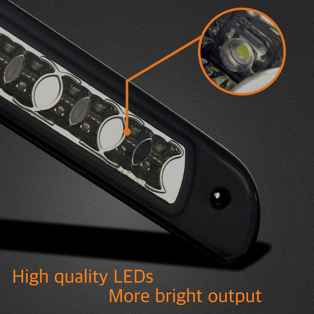 Cxdar tundra brake light with 13 red LEDs for clearer brake signaling