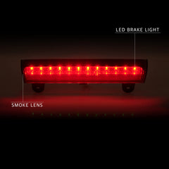 Cxdar 12-LED brake light detail highlights high brightness and long life.
