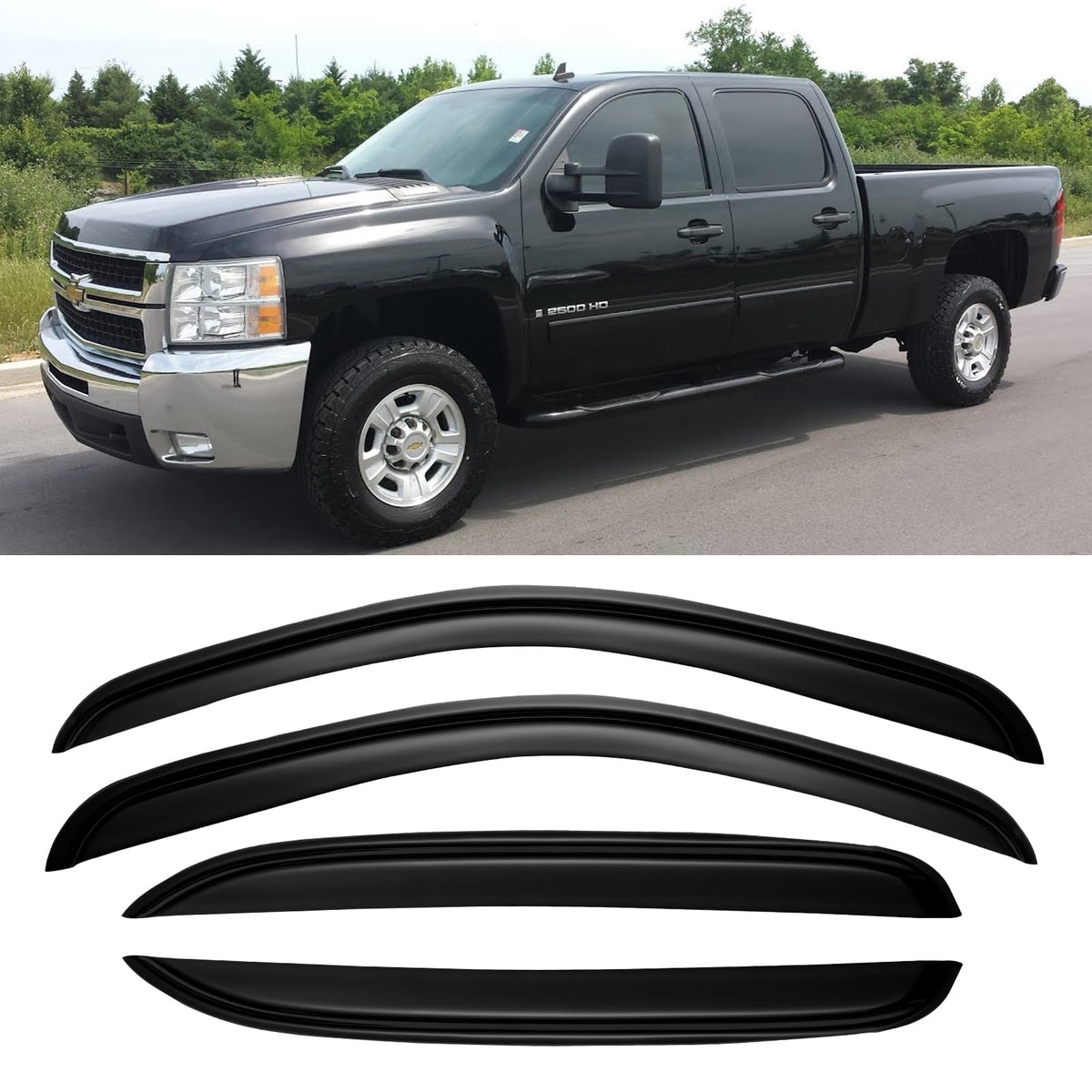 Cxdar rain guard for front-left visor, enhances airflow while repelling rain