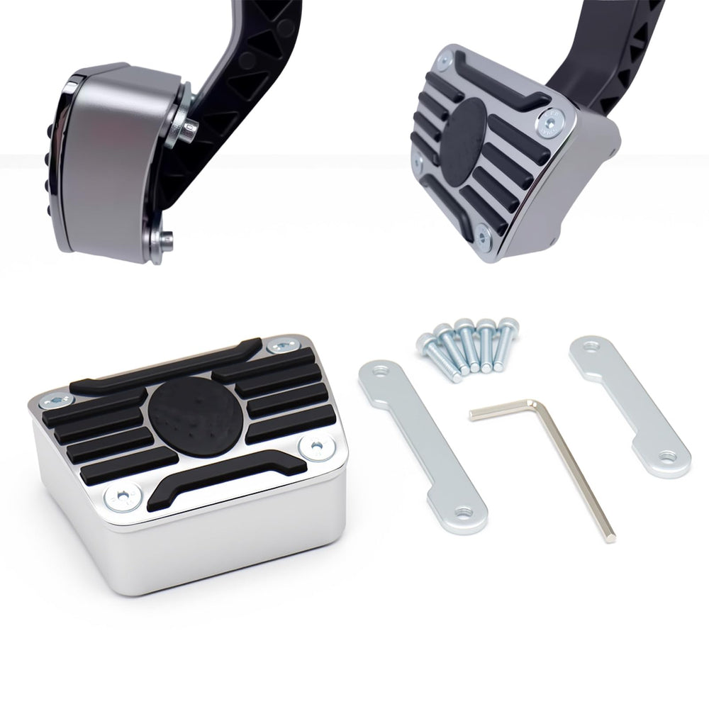 Cxewreu universal 1inch clutch pedal extender, side view, shows added height for smoother shifts.