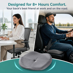 Cxprctpu memory foam seat cushion coccyx cutout supports tailbone