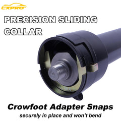 CXPRO high-quality knurled grip for secure handling during use.