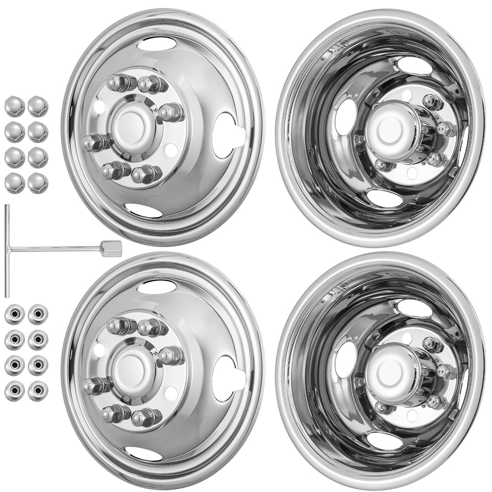 CXRCY 16in wheel simulator with polished finish for enhanced aesthetics and corrosion resistance.
