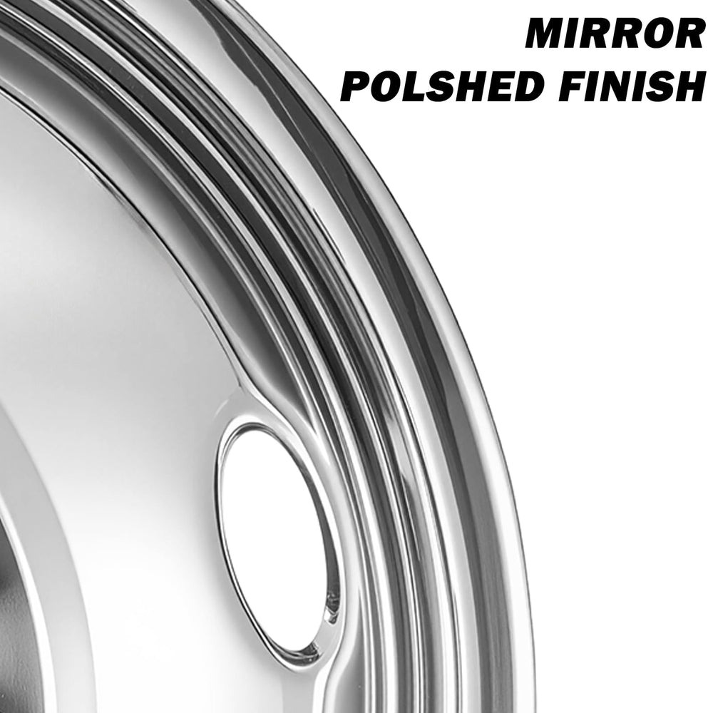 CXRCY wheel simulator in use on a truck showing polished, durable appearance.