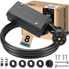 CXTM 7-pin trailer harness 8 ft for reliable RV wiring.