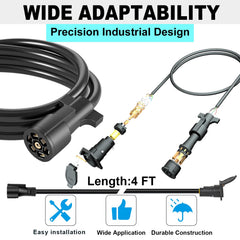 CXTM thermoplastic rubber shell protecting the wire from elements
