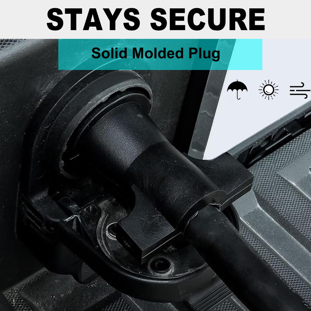 CXTM ergonomic trailer plug with handles to ease plugging and unplugging.
