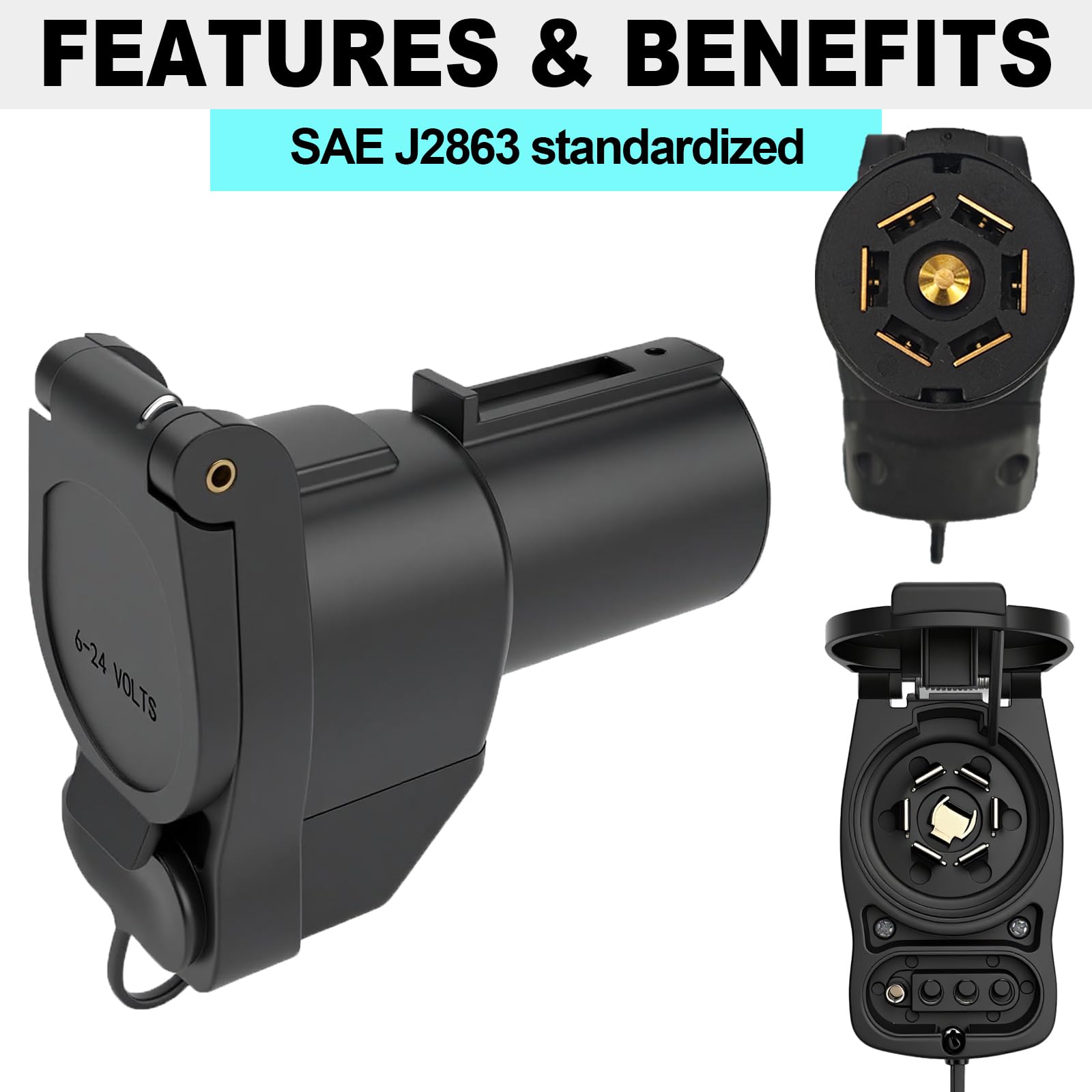 CXTM dual 7 blade and 4 flat outputs for flexible trailer connections.