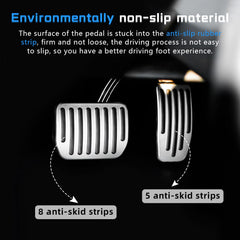 CYBERBEANS anti-slip rubber strip ensures confident foot placement during drives