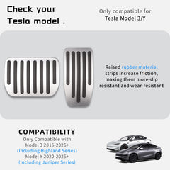 CYBERBEANS brake pedal cover for Tesla Model 3/Y improves pedal feel and durability