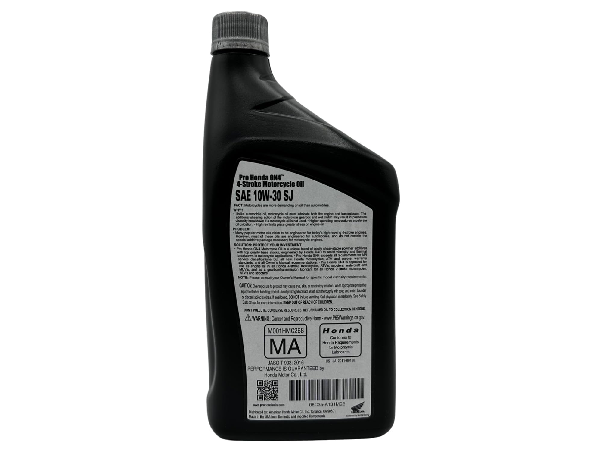 Cyclemax Honda Pioneer 700 disposable funnel for easy pouring.