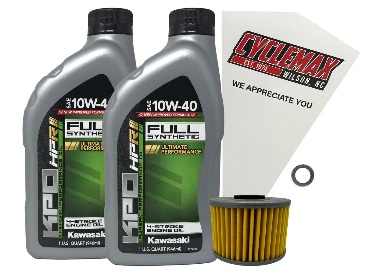 Cyclemax oil quarts for KLX300 ensure smooth lubrication