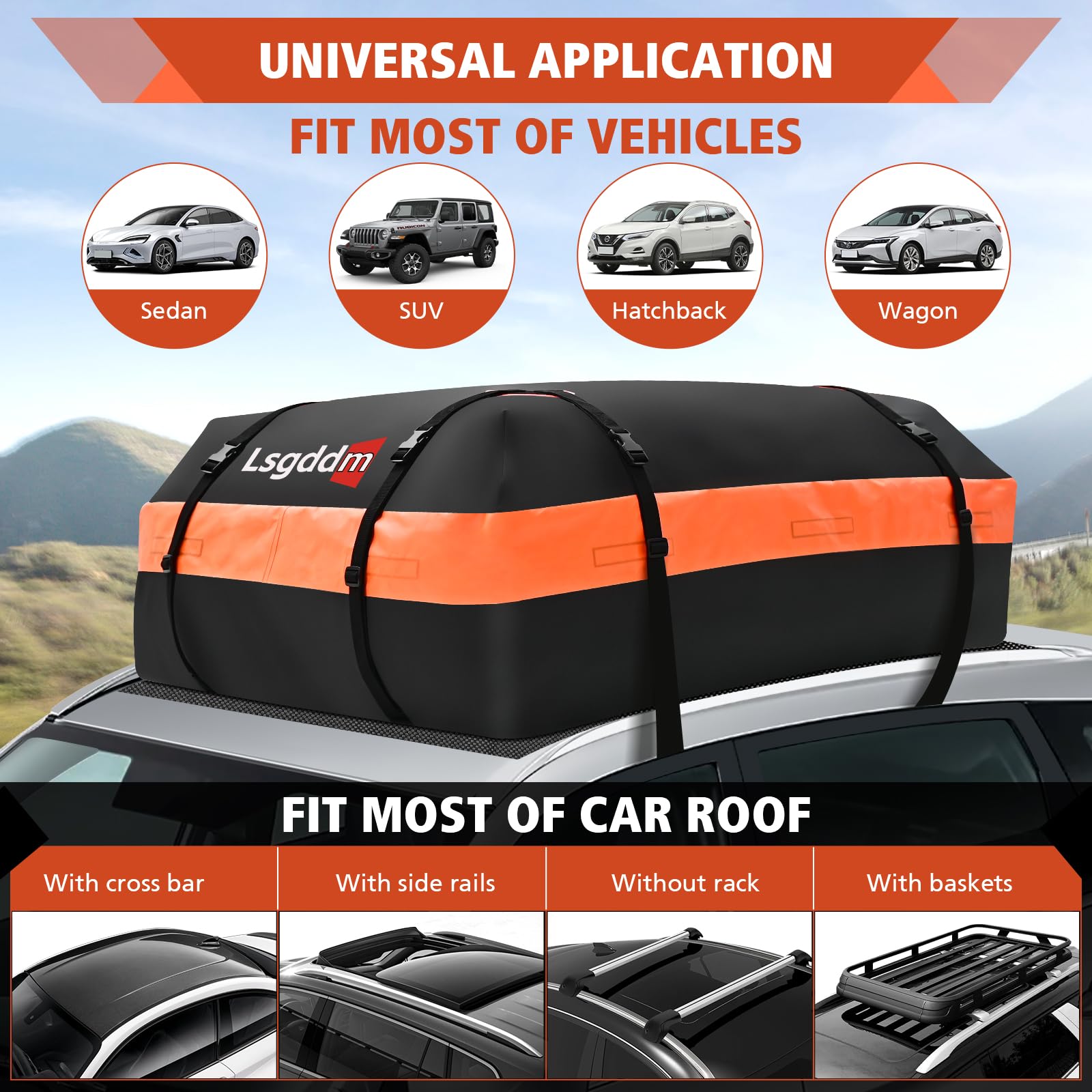 CYDDUP weatherproof cargo solution keeps luggage organized and dry