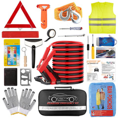 CYECTTR car emergency kit with jumper cables for reliable jump starts