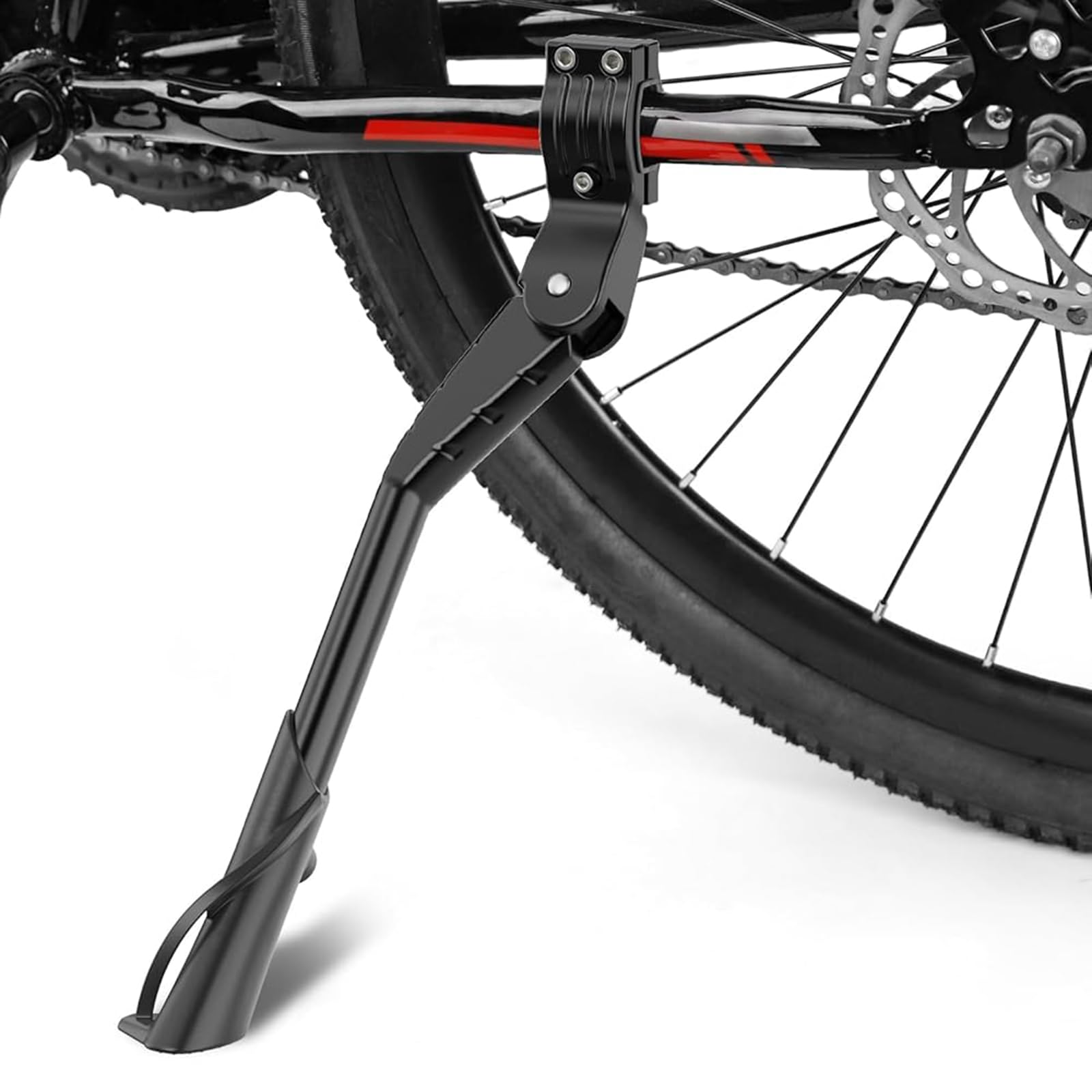 Cyfie bike kickstand adjustable rear stand for stable parking.