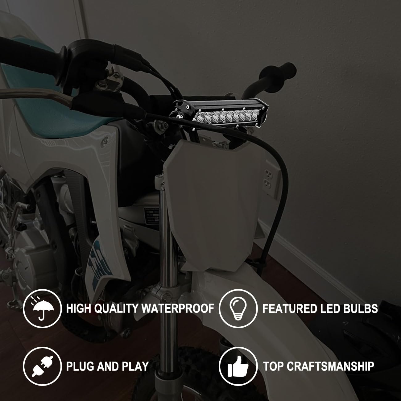 Cylemoto plug-and-play installation for quick setup on dirt bikes