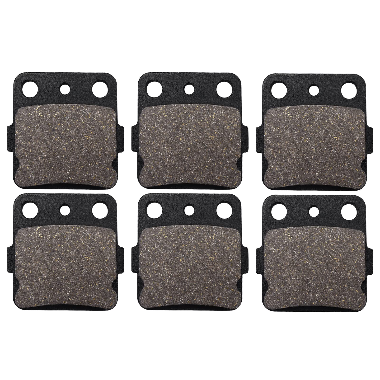 Cyleto 400ex brake pads front view for Honda TRX, enhances stopping performance and wear resistance