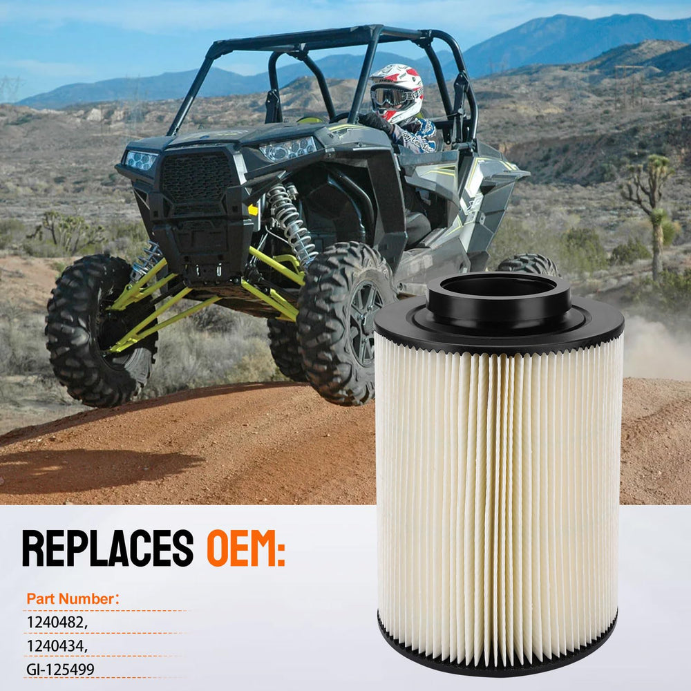 Cyleto air filter close-up focusing on ash capacity and durability