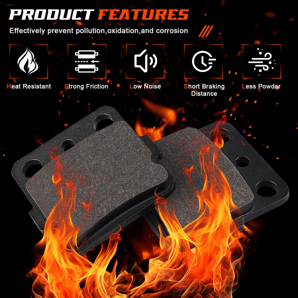 Cyleto brake pads packaging image, three-pair set ready for multiple maintenance sessions