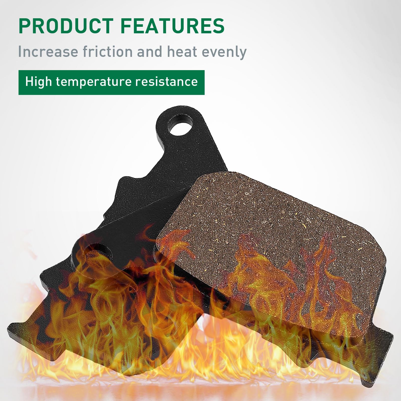Cyleto front brake pad dimensions help ensure compatibility and fit