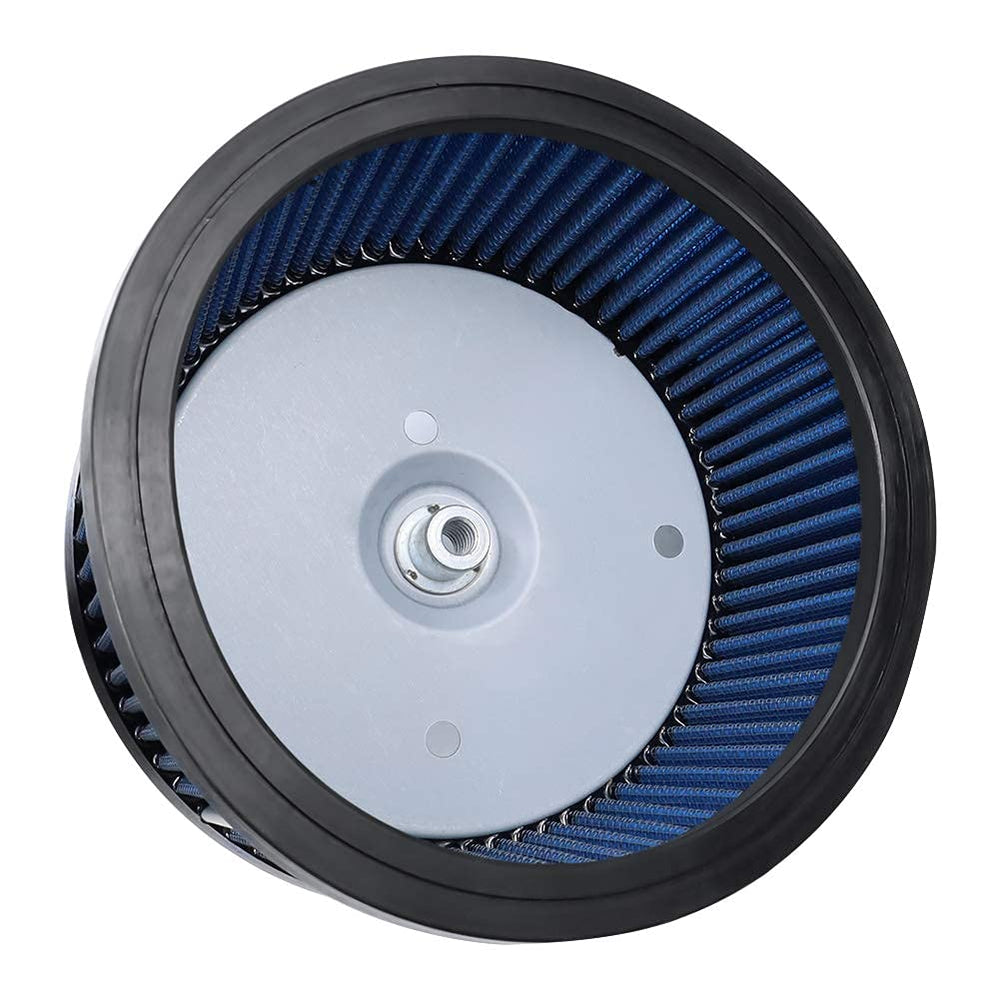 Installation steps guide for replacing the Cyleto air filter on a Harley.