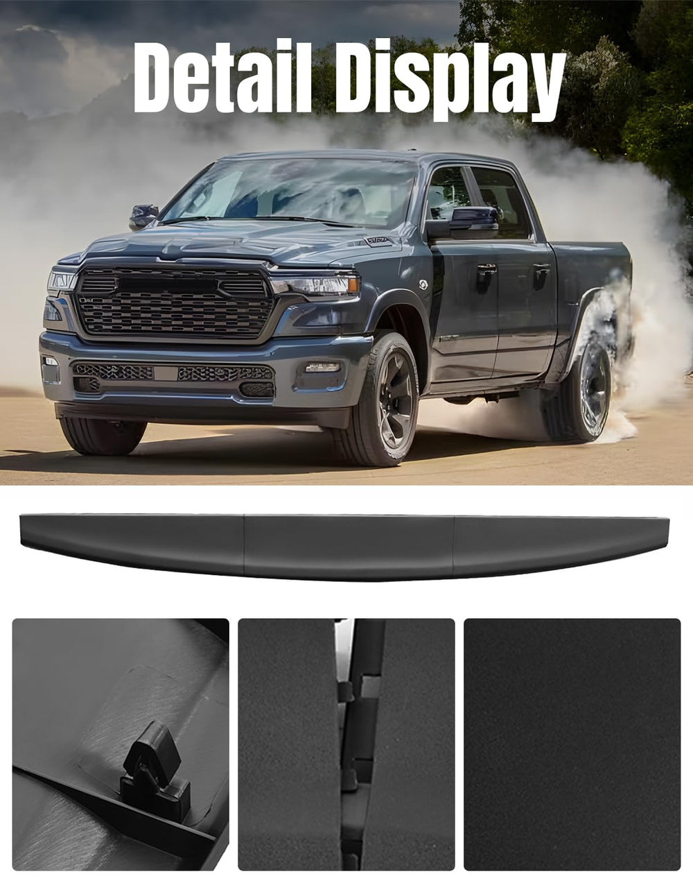 CYOOYC matte finish spoiler cap delivers rugged road-ready appearance